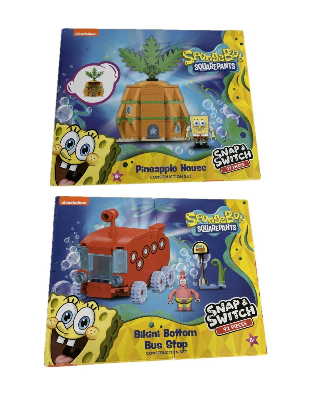 Nickelodeon SpongeBob SquarePants Snap & Switch construction sets